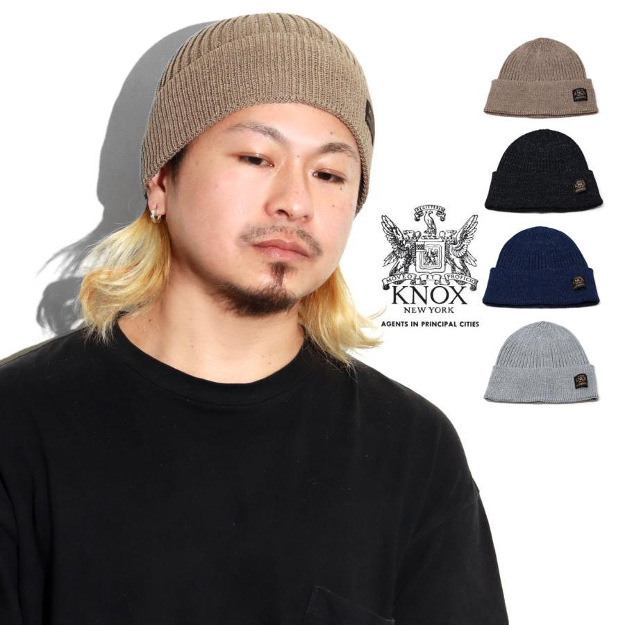 KNOX（ノックス） ニット帽 メンズ ニット帽子 メンズ ワッチキャップ