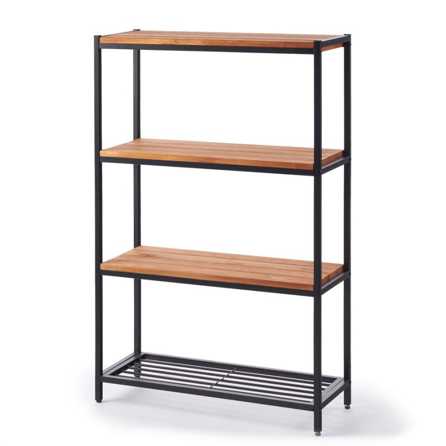 ELEMENTS シェルフ 棚 ラック 木製 オープンシェルフ キッチンラック