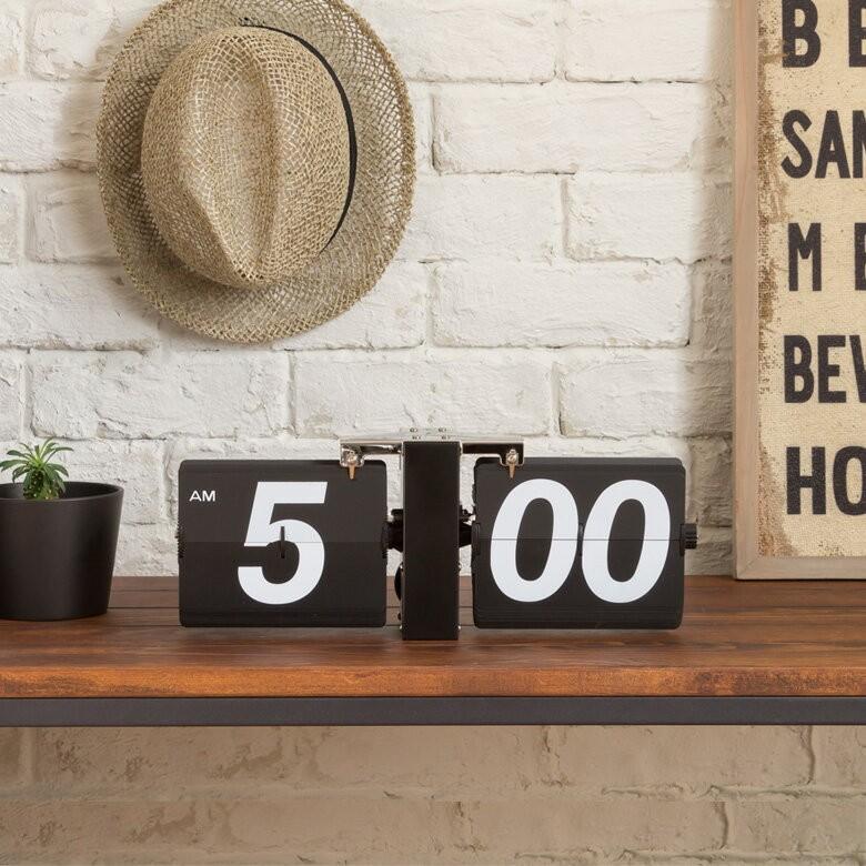 フリップクロック パタパタ 時計 壁掛け アンティーク 置時計 レトロ