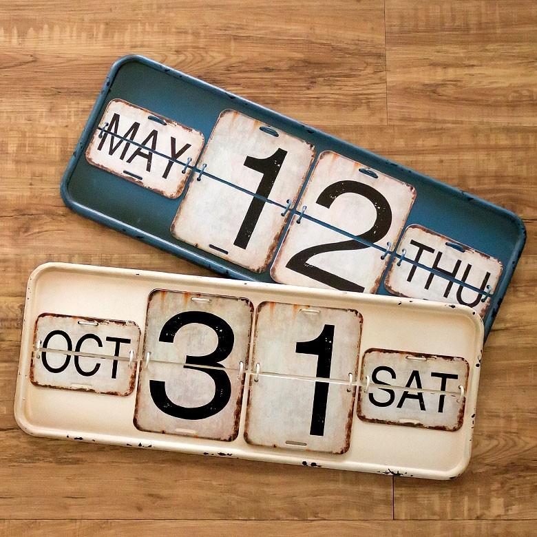 カレンダー ヴィンテージ風 日めくりカレンダー 卓上 壁掛け ウォール