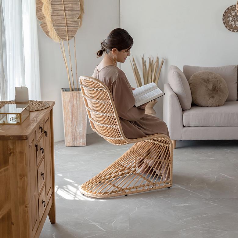 yabugarashi ラタンスタッキングチェア1脚 yabugarashi様専用 ラタン