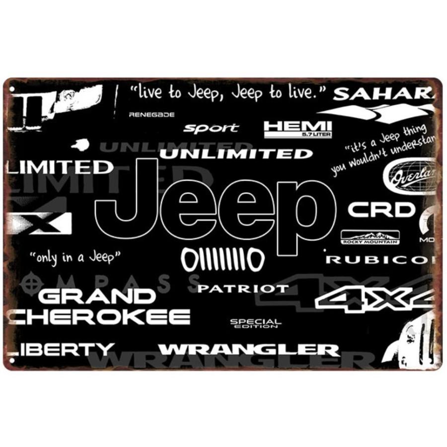 JEEP ジープ メタルブリキ jeep ジープ メタルサイン インテリア