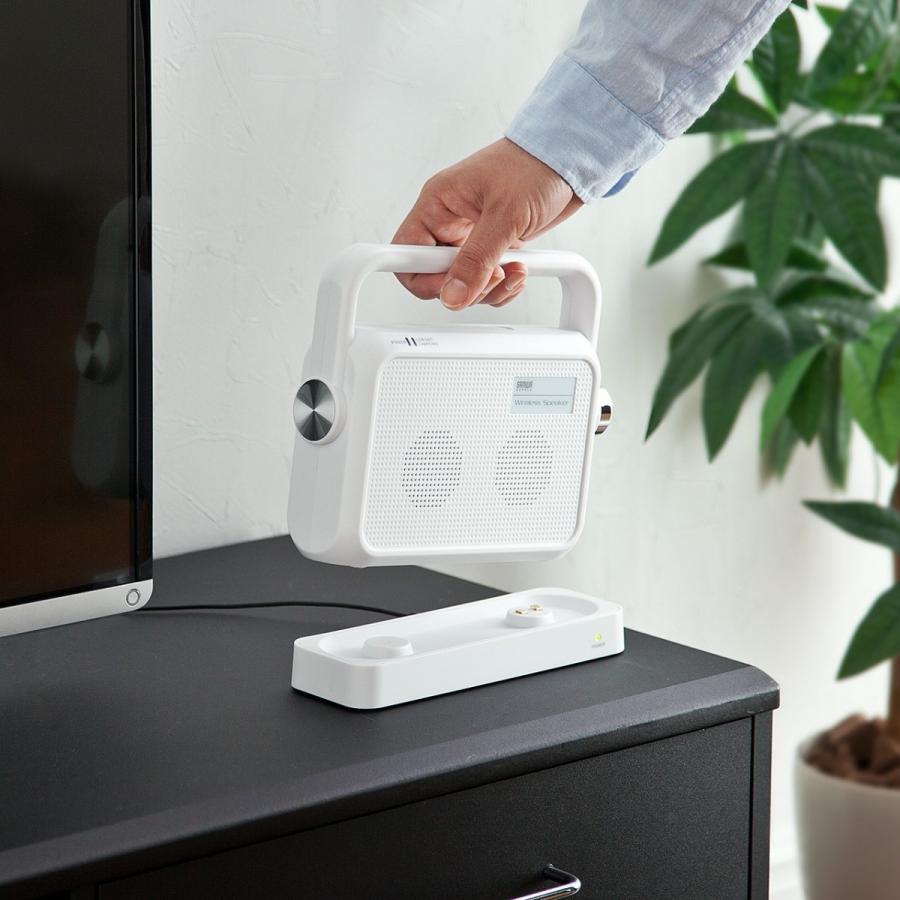 SANWA SUPPLY（サンワサプライ） テレビスピーカー ワイヤレス 手元