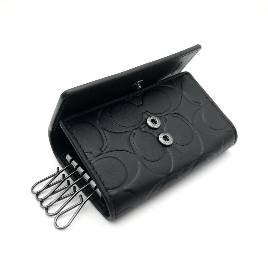 COACH（コーチ） ☆COACH☆ ファイブ リング キーケース シグネチャー