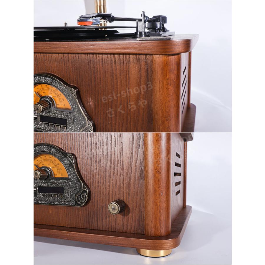 ヴィンテージ木製 蓄音機 フラワーホーンデザイン 【公式通販】