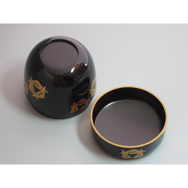 鱗鶴蒔絵黒大棗 前端春斎造 共箱 : 茶道具商 越中屋 - 通販 - Yahoo