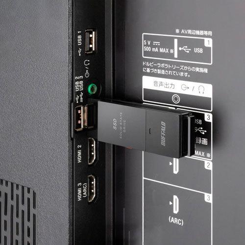 BUFFALO（バッファロー） ポータブルSSD SSD-PUT1.0U3BC/D [外付けSSD