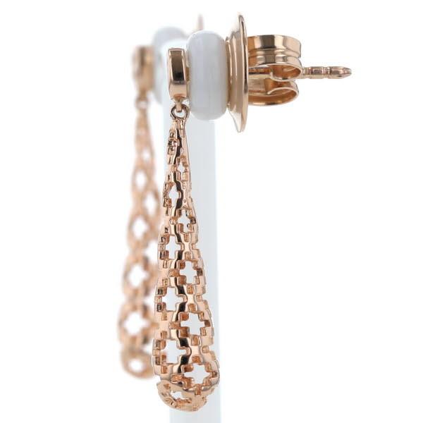 GUCCI グッチ K18PG ピンクゴールド ピアス ディアマンティッシマ