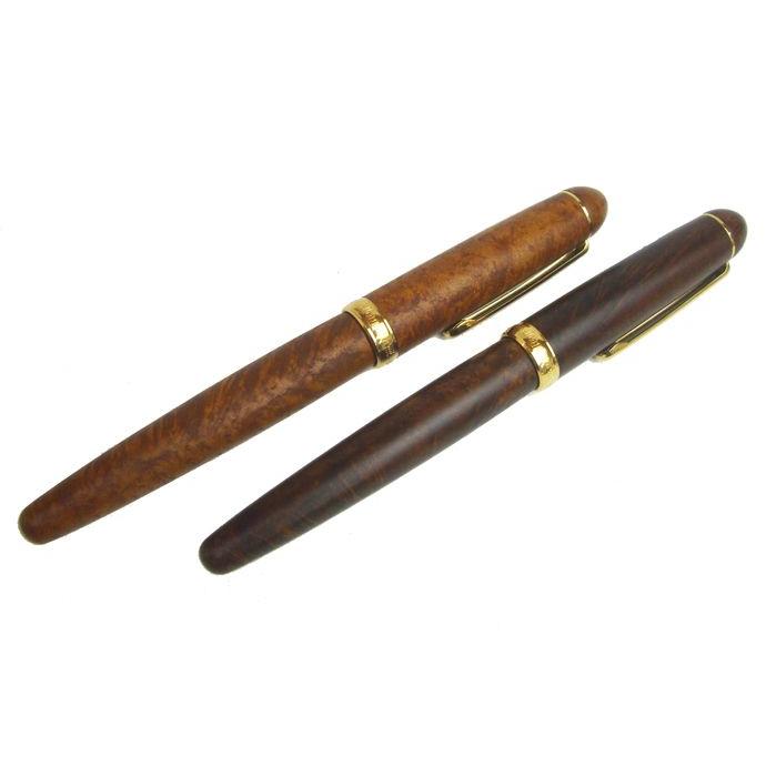 プラチナ万年筆 ＃3776 ブライヤー 木軸万年筆 （14金ペン先