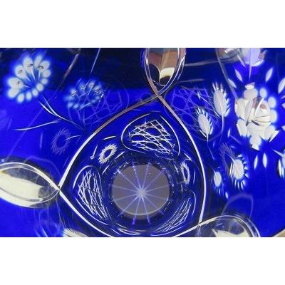 ELBE crystal コバルトブルー 花瓶 希少 ELBE crystal コバルトブルー