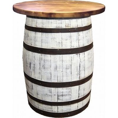 ウイスキー樽テーブル濃いめアンティーク