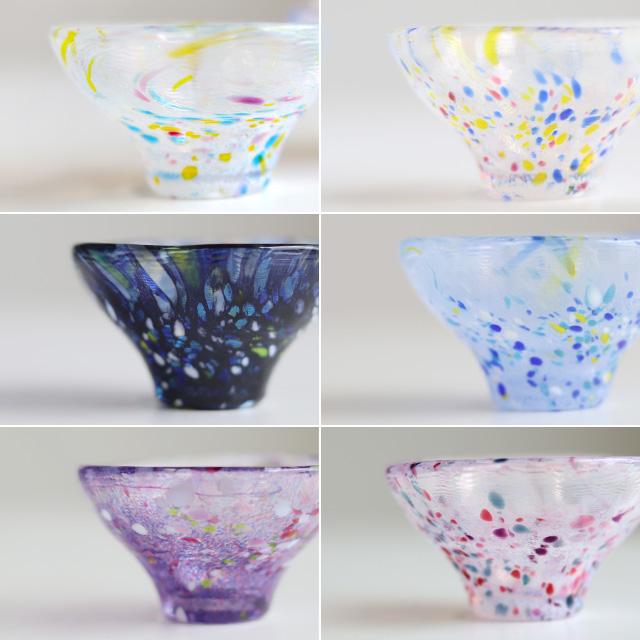 TOMICRAFT 江戸硝子 うきよ さかずき(盃 ガラス 杯 ぐい呑み 日本酒