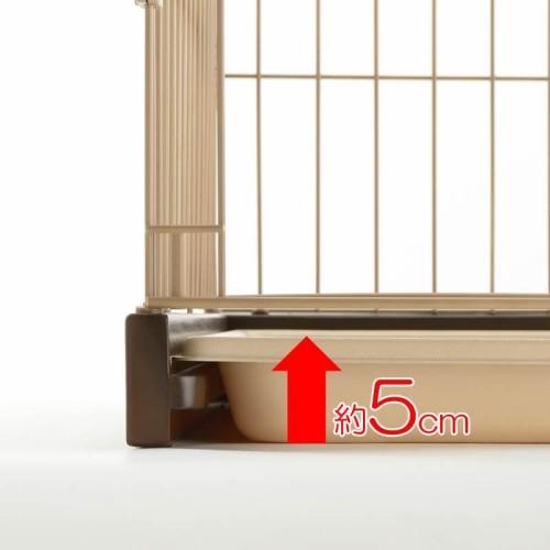 リッチェル（Richell） 木製お掃除簡単ペットサークル90-60 ダーク