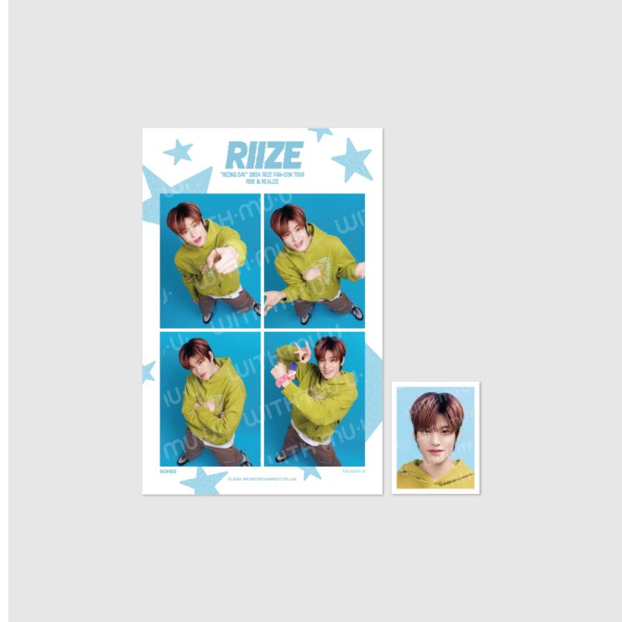 RIIZE - 4 CUT + ID PHOTO SET / 2024 FAN CON [RIIZING DAY FINALE