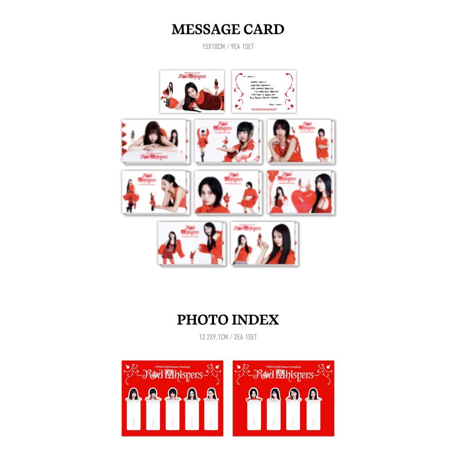 TWICE - 2026 SEASON'S GREETINGS [RED WHISPERS] / シーグリ
