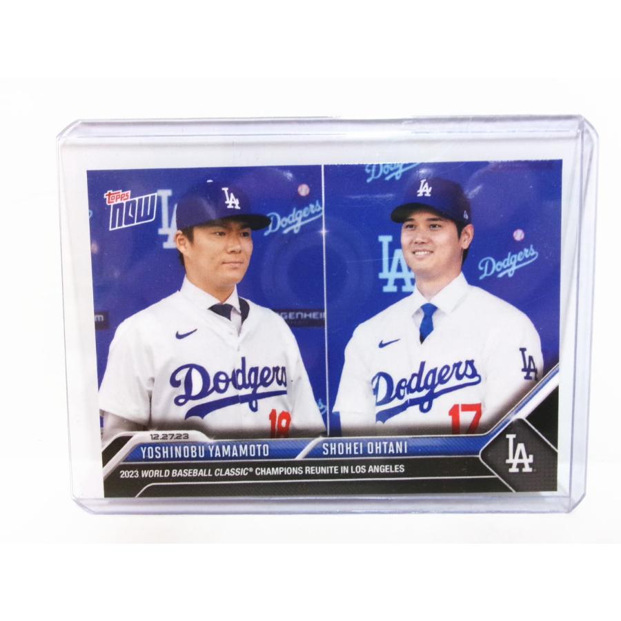 山本由伸 大谷翔平 LA ドジャース 入団会見記念 トレーディング