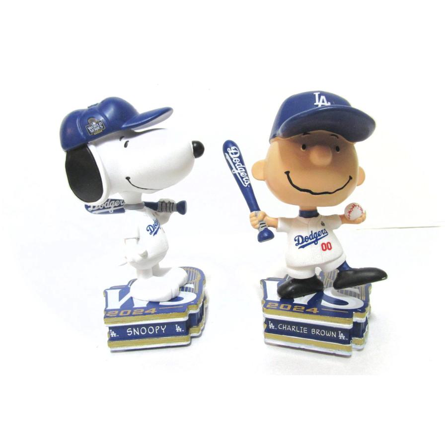 スヌーピー×ドジャース 2024ワールドシリーズ ボブルヘッド【150個限定