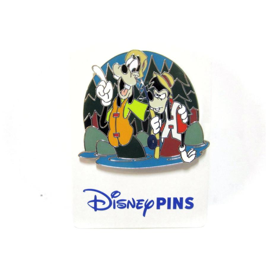 グーフィーと息子の マックス フィッシング 魚釣り ピンバッジ
