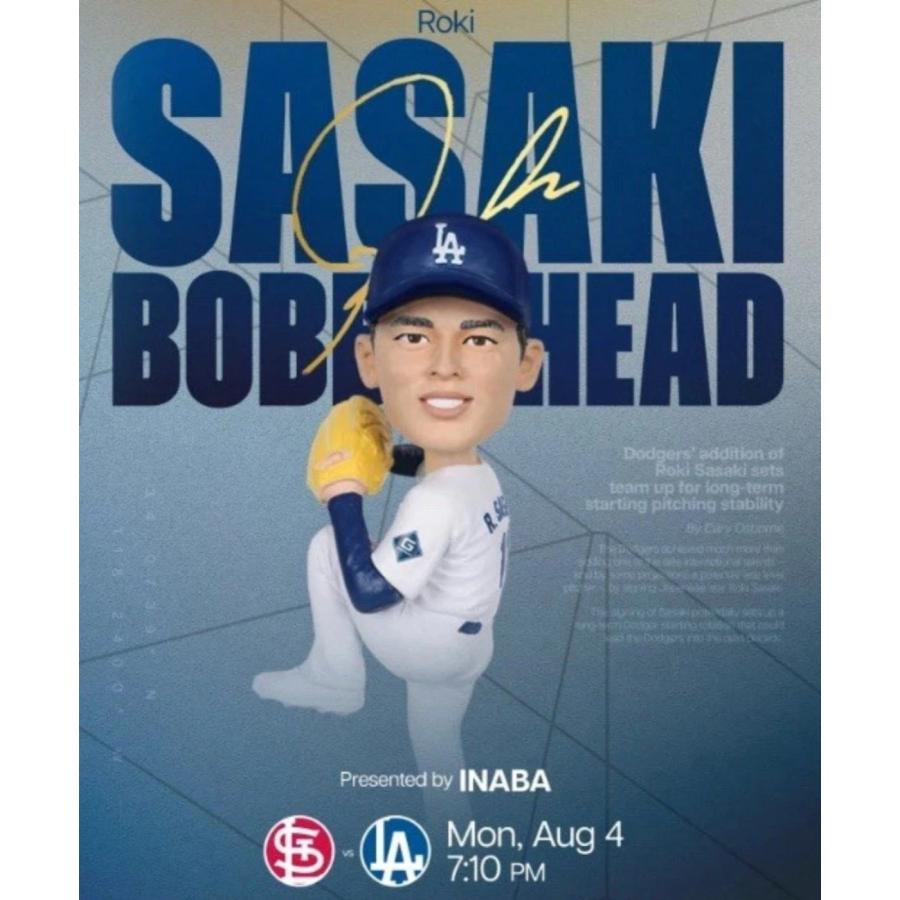 佐々木朗希投手 LA ドジャース 大谷所属 球場配布 2025年8月4日