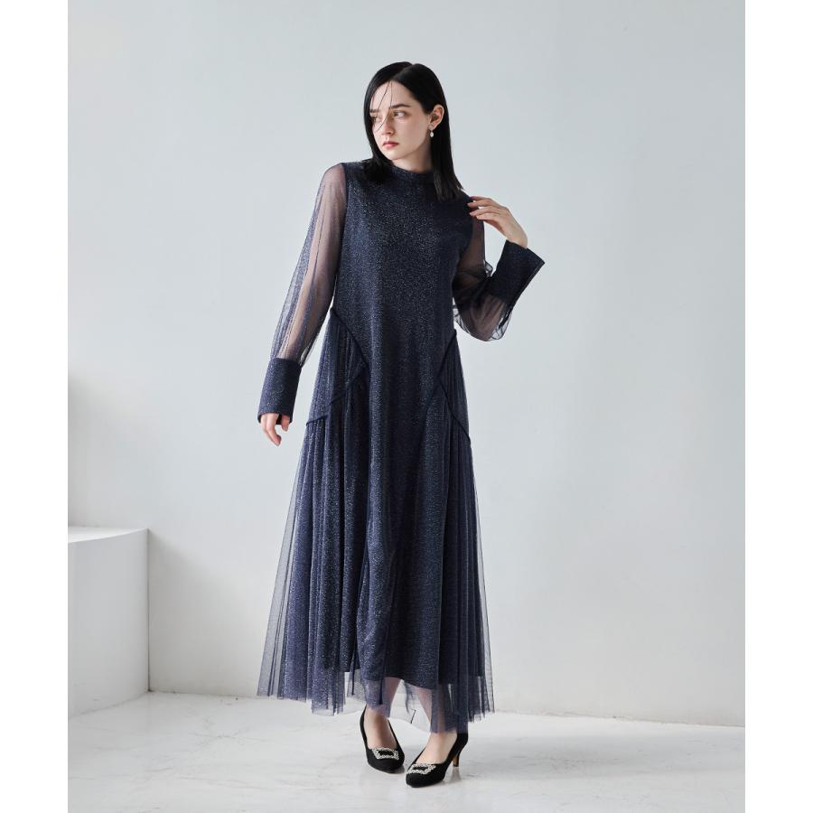 niana（ニアナ） ラメチュールAラインドレス パーティードレス 結婚式