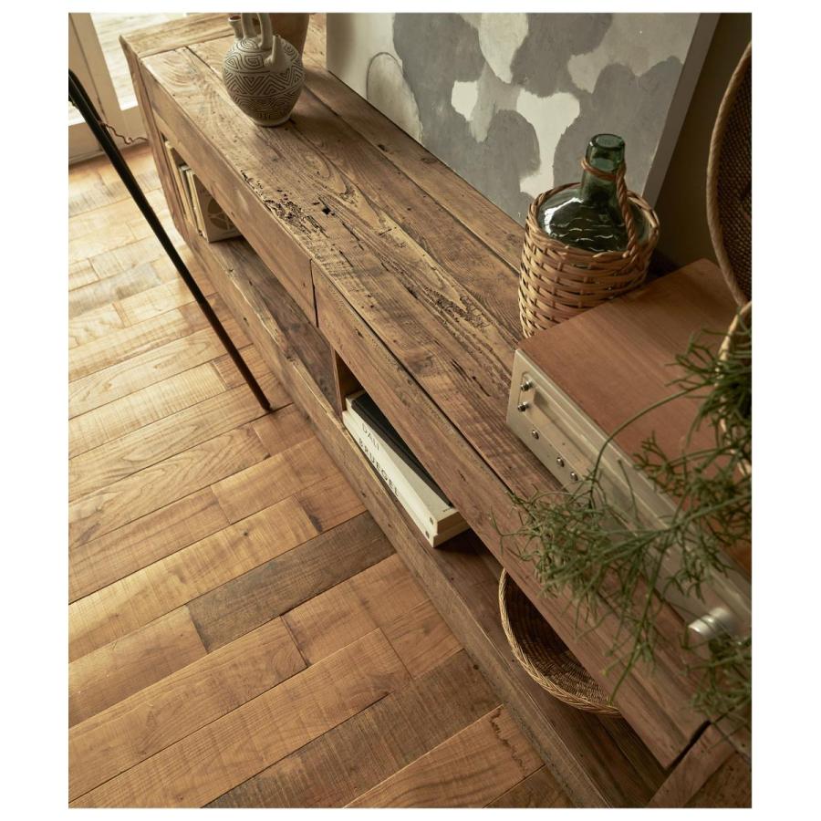 東谷 ローボード 木製 天然木 古材 レトロ テレビ台 アンティーク