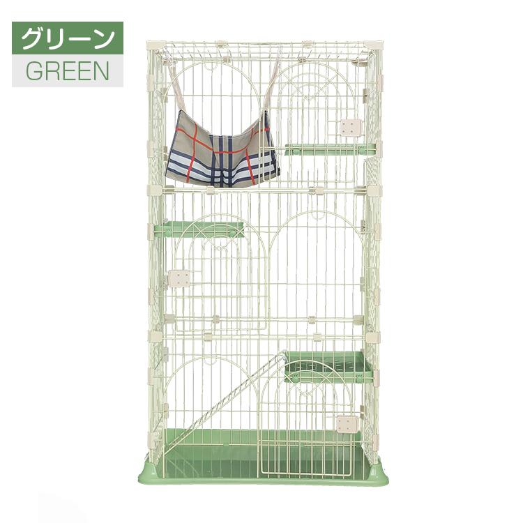 猫 ケージ キャットケージ 猫用ケージ ゲージ 大型 3段ゲージ 猫ケージ
