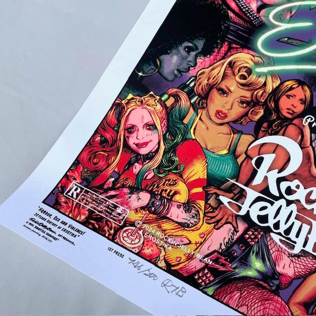 ロッキンジェリービーン FLAVORS KAIEDA シルクスクリーン ポスター