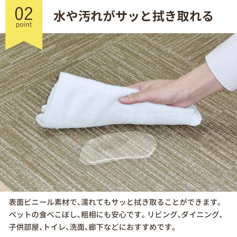 日本製 クッションフロア ペット 消臭 フロアマット 45×60cm 微粘着