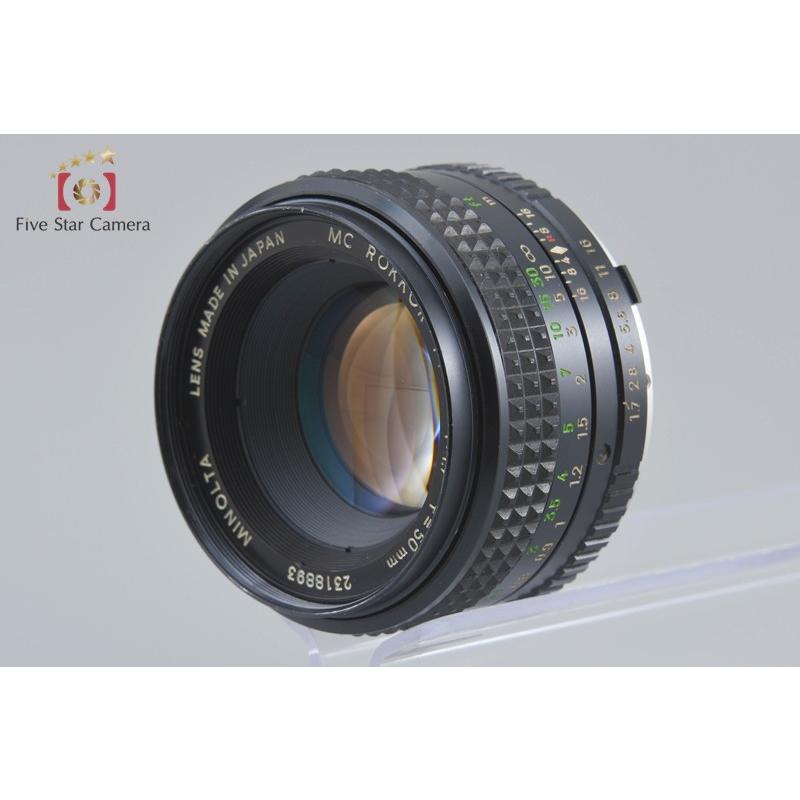 Minolta XE ブラック＋MC 50mm F1.4 美品 セット Minolta XE ブラック
