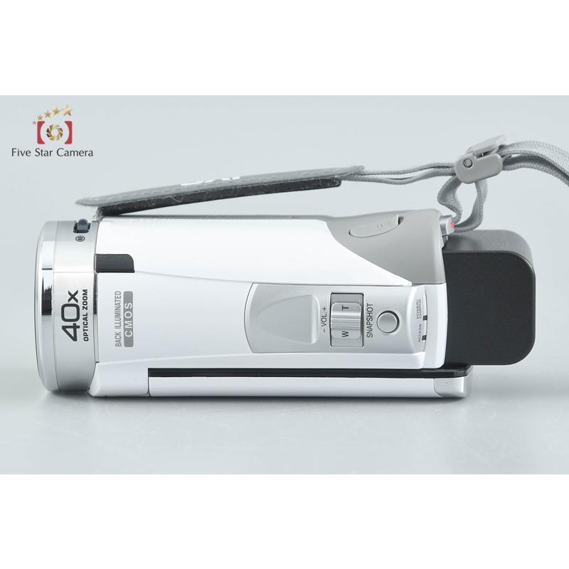 中古】JVC ケンウッド Everio GZ-E600-W ホワイト デジタルビデオ