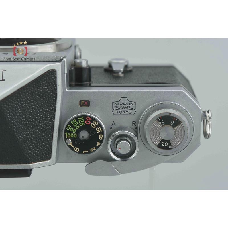 ニコン 【中古】Nikon F アイレベル 前期 シルバー フィルム一眼レフ