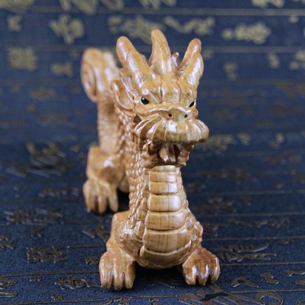 木彫り龍 置物 風水 龍の置物 龍神 木彫り 干支辰グッズ 金運上がる