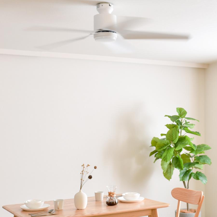 VENTOTAシーリングファンライト ホワイト DCモーターベントータ5枚羽