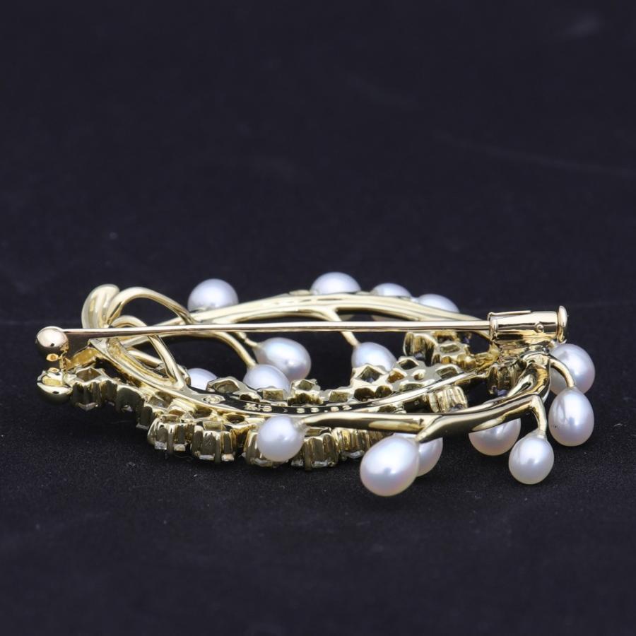 TASAKI（タサキ） （新品仕上げ済）タサキ 田崎 パールブローチ K18