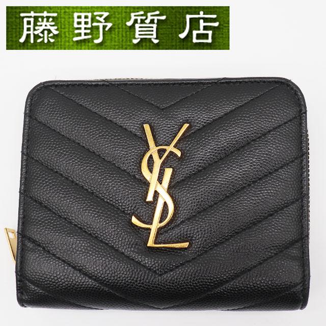 SAINT LAURENT サンローラン モノグラム コンパクト ジップアラウンド