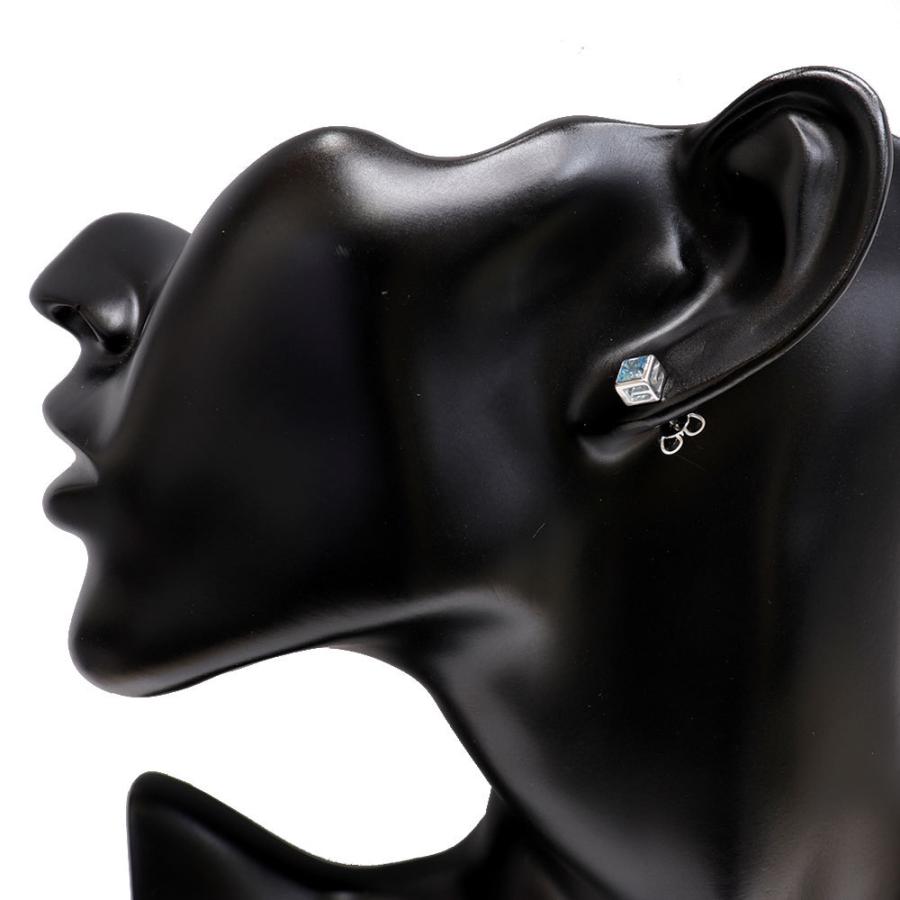 値下げ GUCCI Gロゴスタッドピアス シルバー750 K18WG 状態良好！GUCCI