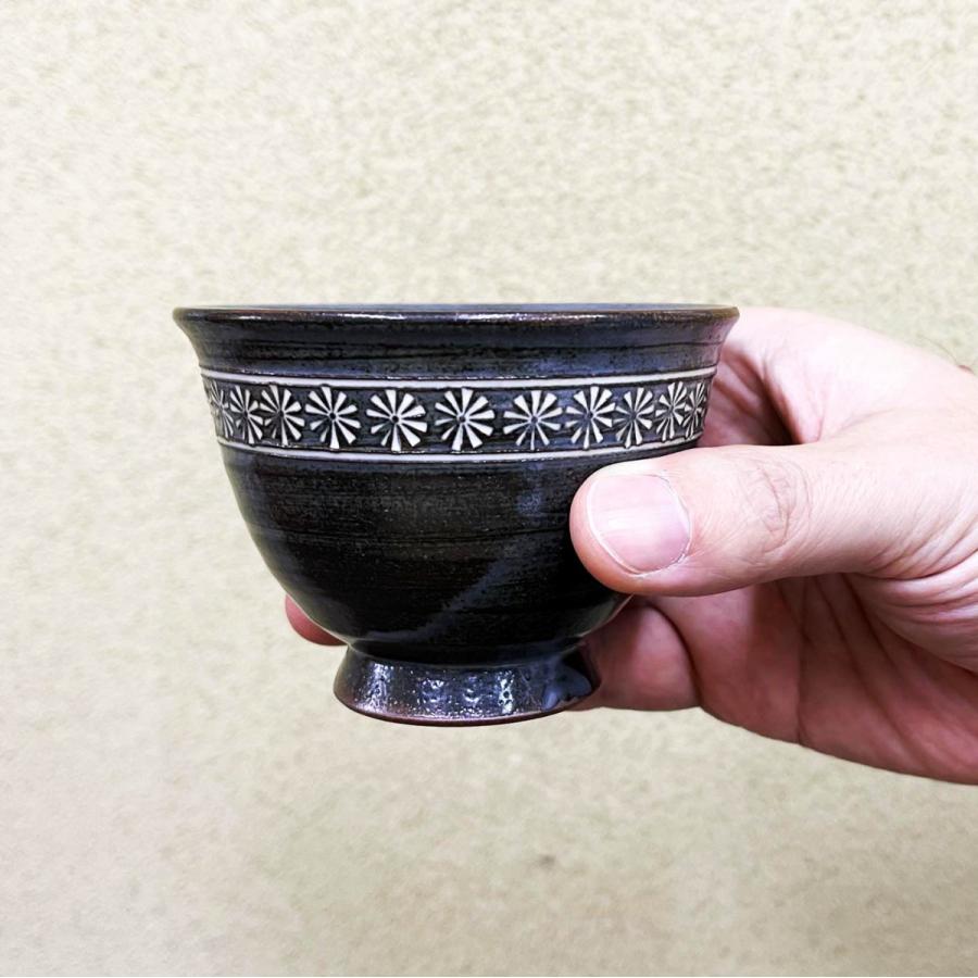 湯呑茶碗 常滑焼 160ml 常滑作家 勝旨作 湯飲み 国産 五客揃えの単品