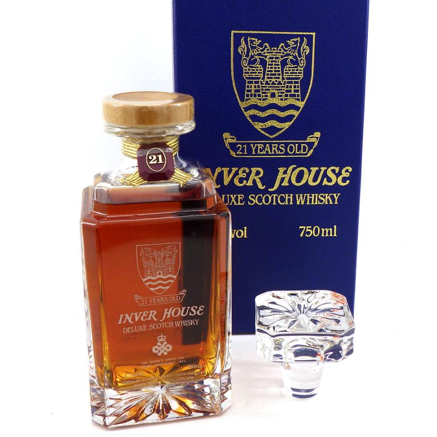 インバーハウス 21年 750ml 43% 箱・替え栓付き INVER HOUSE スコッチ