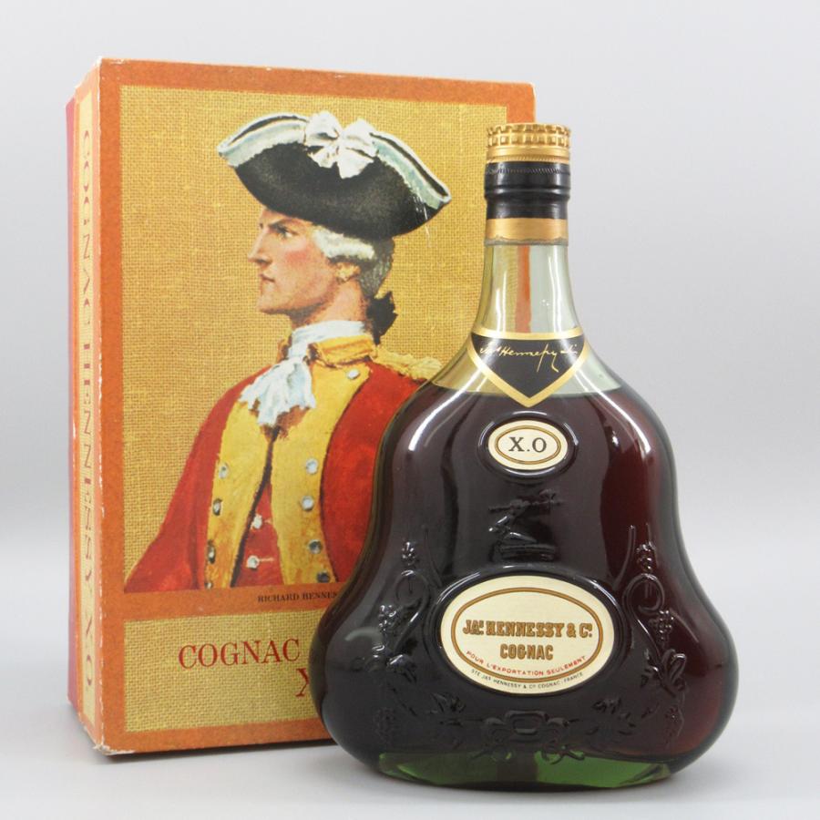Cognac Hennessy XO 700ml ボックス付きグリーンボトル.