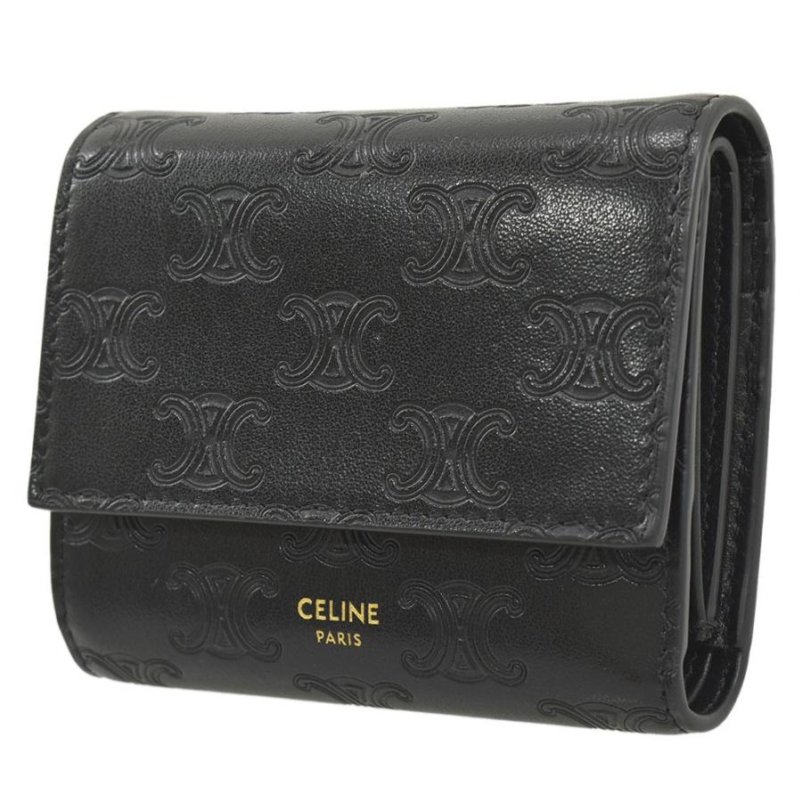 CELINE（セリーヌ） スモール トリフォールドウォレット 二つ折り財布