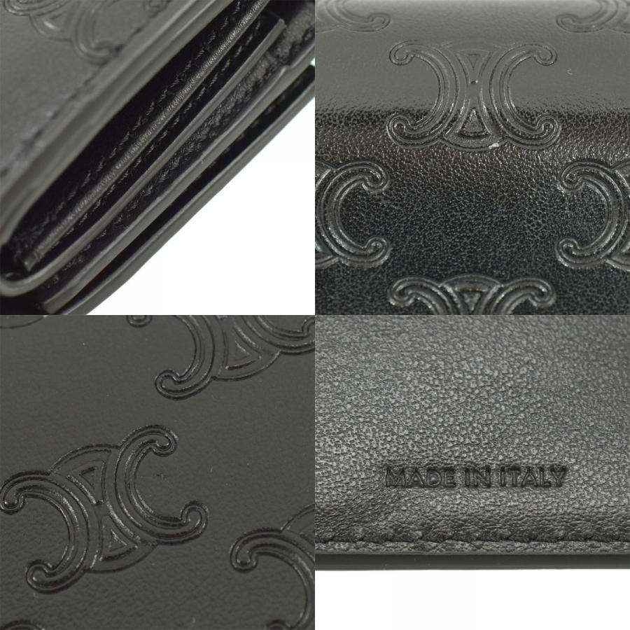 CELINE（セリーヌ） スモール トリフォールドウォレット 二つ折り財布