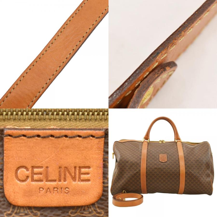 CELINE（セリーヌ） ボストンバッグ マカダム柄 旅行鞄 ヴィンテージ