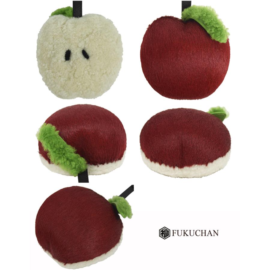 FENDI/フェンディ リンゴモチーフ バッグチャーム/キーリング レッド