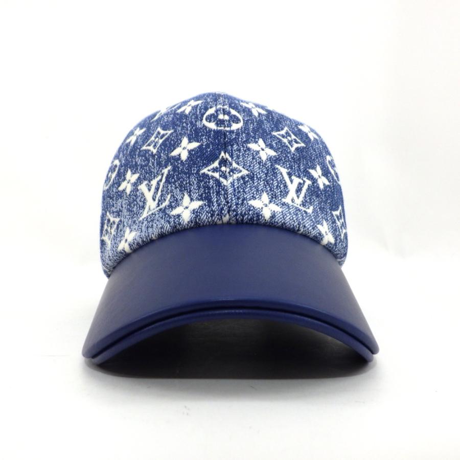 LOUIS VUITTON（ルイ・ヴィトン） モノグラム デニム キャップ Mサイズ