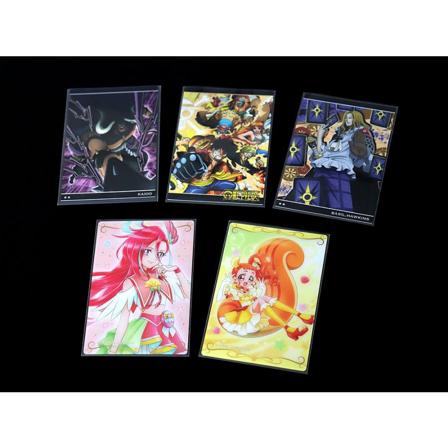 OPP袋 トレカ用 カード スリーブ テープなし 100枚 61x88mm S6.1-8.8