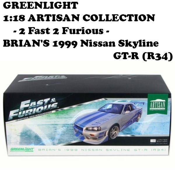 グリーンライト GREENLIGHT 1:18 ワイルドスピード ダイキャストモデル