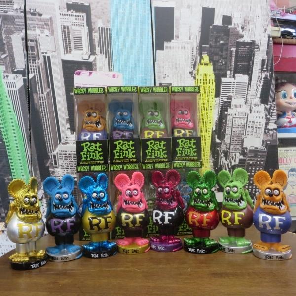 RAT FINK（ラットフィンク） ファンコ メタリック レッド フィギュア