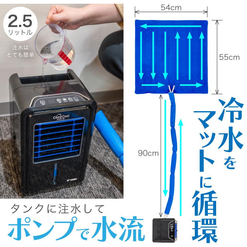 FUNKS ココクール ペット 冷却マット 電気 電気式 水冷 水冷式 犬猫用