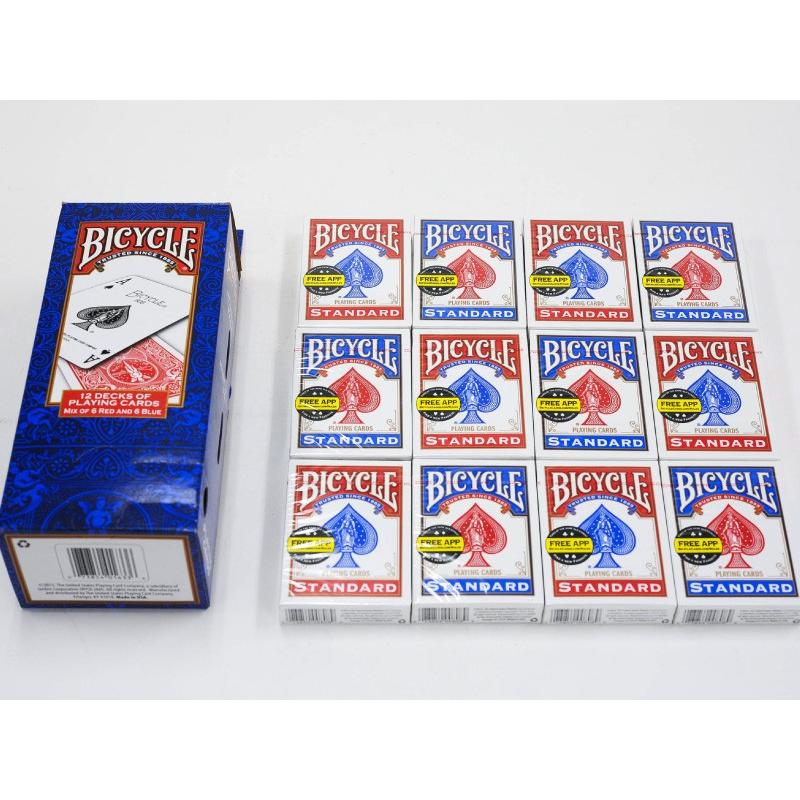 t*o様 Bicycle トランプ 12デッキ 6赤6青 t*o様