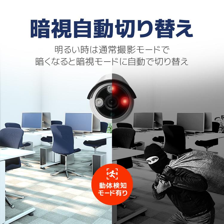 ワイヤレス防犯システム 12インチモニター付きNVR＋カメラ2台 カメラ